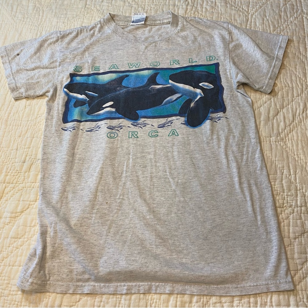Vintage 90s Orca Seaworld Tee T-shirt S